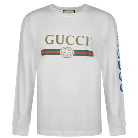 fake gucci long sleeve t shirt|farfetch gucci t shirts.